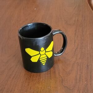 Just Funky Breaking Bad Golden Moth Chemical Symbol 12oz black ceramic mug